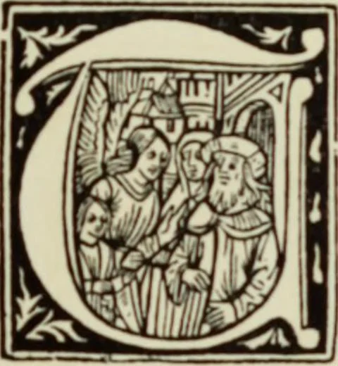 An illustration from Early woodcut initials : containing over thirteen hundred reproductions of ornamental letters of the fifteenth and sixteenth centuries, 1908, leaf 232