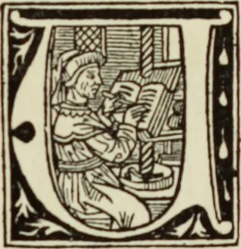 An illustration from Early woodcut initials : containing over thirteen hundred reproductions of ornamental letters of the fifteenth and sixteenth centuries, 1908, leaf 232