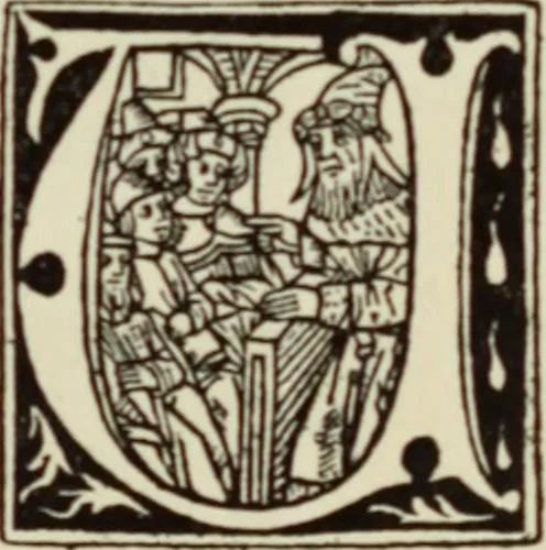 An illustration from Early woodcut initials : containing over thirteen hundred reproductions of ornamental letters of the fifteenth and sixteenth centuries, 1908, leaf 232