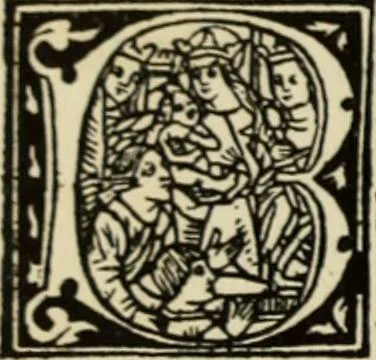 An illustration from Early woodcut initials : containing over thirteen hundred reproductions of ornamental letters of the fifteenth and sixteenth centuries, 1908, leaf 233