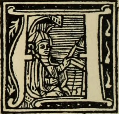 An illustration from Early woodcut initials : containing over thirteen hundred reproductions of ornamental letters of the fifteenth and sixteenth centuries, 1908, leaf 233