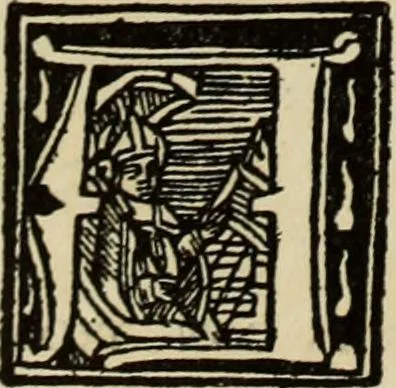 An illustration from Early woodcut initials : containing over thirteen hundred reproductions of ornamental letters of the fifteenth and sixteenth centuries, 1908, leaf 233