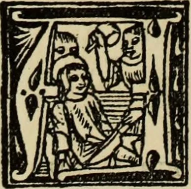 An illustration from Early woodcut initials : containing over thirteen hundred reproductions of ornamental letters of the fifteenth and sixteenth centuries, 1908, leaf 233