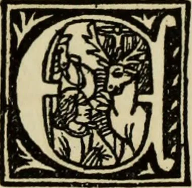 An illustration from Early woodcut initials : containing over thirteen hundred reproductions of ornamental letters of the fifteenth and sixteenth centuries, 1908, leaf 235