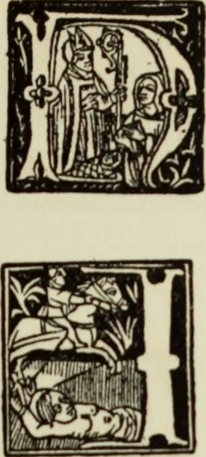 An illustration from Early woodcut initials : containing over thirteen hundred reproductions of ornamental letters of the fifteenth and sixteenth centuries, 1908, leaf 236