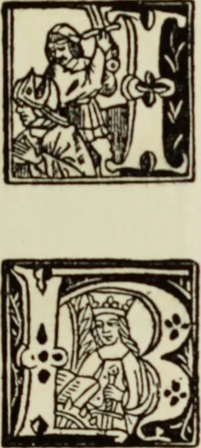 An illustration from Early woodcut initials : containing over thirteen hundred reproductions of ornamental letters of the fifteenth and sixteenth centuries, 1908, leaf 236