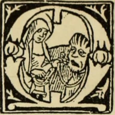 An illustration from Early woodcut initials : containing over thirteen hundred reproductions of ornamental letters of the fifteenth and sixteenth centuries, 1908, leaf 237