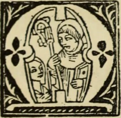 An illustration from Early woodcut initials : containing over thirteen hundred reproductions of ornamental letters of the fifteenth and sixteenth centuries, 1908, leaf 237