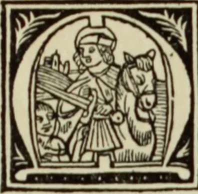 An illustration from Early woodcut initials : containing over thirteen hundred reproductions of ornamental letters of the fifteenth and sixteenth centuries, 1908, leaf 238