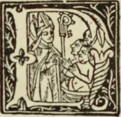 An illustration from Early woodcut initials : containing over thirteen hundred reproductions of ornamental letters of the fifteenth and sixteenth centuries, 1908, leaf 238