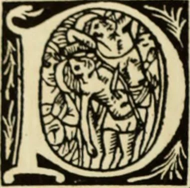 An illustration from Early woodcut initials : containing over thirteen hundred reproductions of ornamental letters of the fifteenth and sixteenth centuries, 1908, leaf 239
