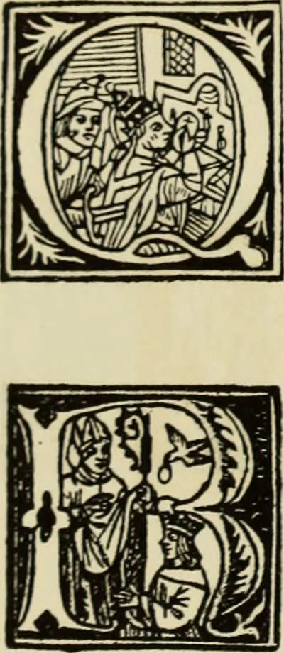 An illustration from Early woodcut initials : containing over thirteen hundred reproductions of ornamental letters of the fifteenth and sixteenth centuries, 1908, leaf 239