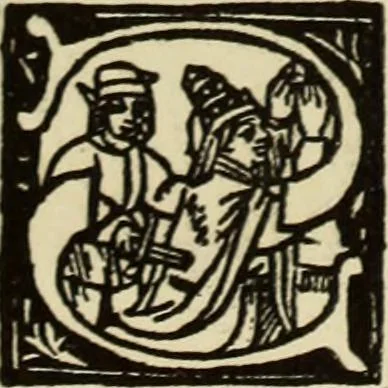 An illustration from Early woodcut initials : containing over thirteen hundred reproductions of ornamental letters of the fifteenth and sixteenth centuries, 1908, leaf 239
