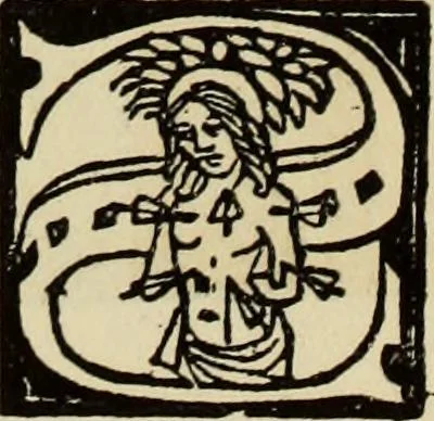 An illustration from Early woodcut initials : containing over thirteen hundred reproductions of ornamental letters of the fifteenth and sixteenth centuries, 1908, leaf 239