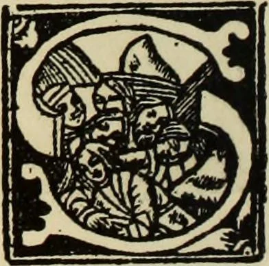 An illustration from Early woodcut initials : containing over thirteen hundred reproductions of ornamental letters of the fifteenth and sixteenth centuries, 1908, leaf 239