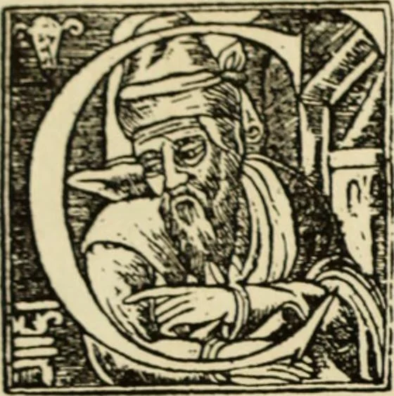 An illustration from Early woodcut initials : containing over thirteen hundred reproductions of ornamental letters of the fifteenth and sixteenth centuries, 1908, leaf 243
