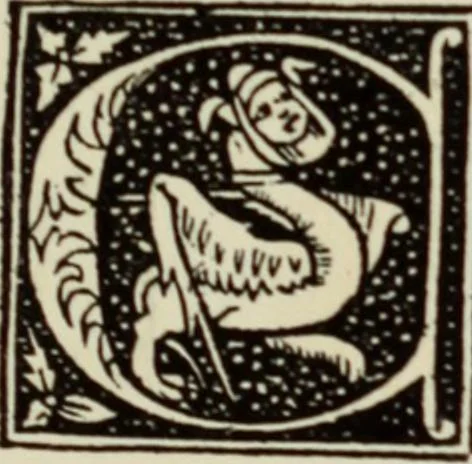 An illustration from Early woodcut initials : containing over thirteen hundred reproductions of ornamental letters of the fifteenth and sixteenth centuries, 1908, leaf 246
