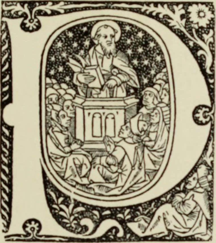 An illustration from Early woodcut initials : containing over thirteen hundred reproductions of ornamental letters of the fifteenth and sixteenth centuries, 1908, leaf 248