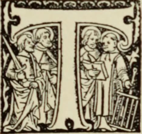 An illustration from Early woodcut initials : containing over thirteen hundred reproductions of ornamental letters of the fifteenth and sixteenth centuries, 1908, leaf 248
