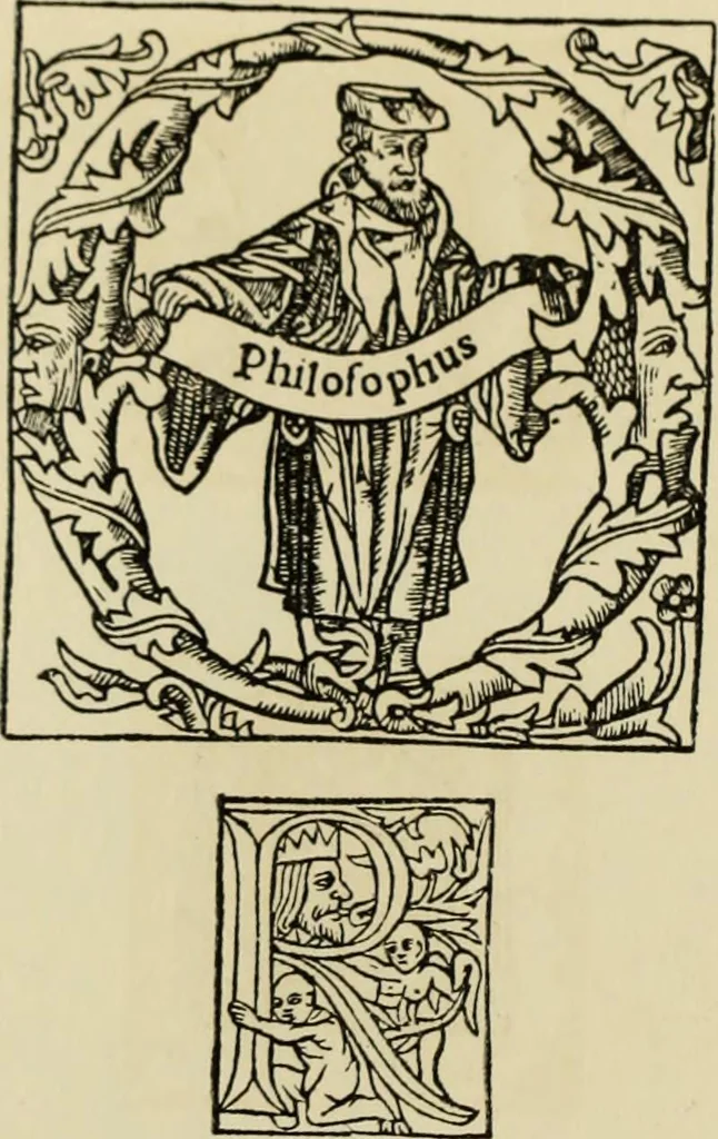 An illustration from Early woodcut initials : containing over thirteen hundred reproductions of ornamental letters of the fifteenth and sixteenth centuries, 1908, leaf 251
