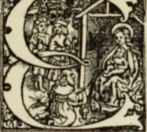 An illustration from Early woodcut initials : containing over thirteen hundred reproductions of ornamental letters of the fifteenth and sixteenth centuries, 1908, leaf 252