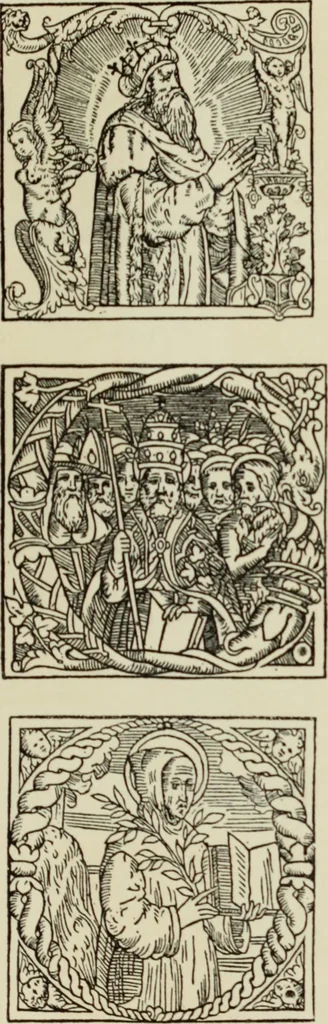 An illustration from Early woodcut initials : containing over thirteen hundred reproductions of ornamental letters of the fifteenth and sixteenth centuries, 1908, leaf 254