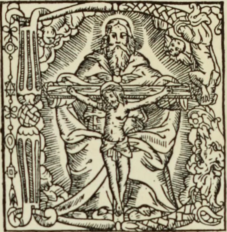 An illustration from Early woodcut initials : containing over thirteen hundred reproductions of ornamental letters of the fifteenth and sixteenth centuries, 1908, leaf 254