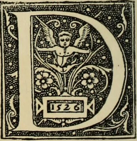 An illustration from Early woodcut initials : containing over thirteen hundred reproductions of ornamental letters of the fifteenth and sixteenth centuries, 1908, leaf 257
