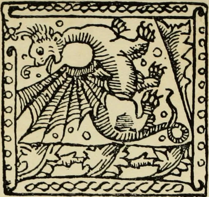 An illustration from Early woodcut initials : containing over thirteen hundred reproductions of ornamental letters of the fifteenth and sixteenth centuries, 1908, leaf 261