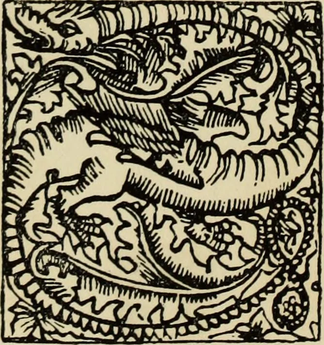 An illustration from Early woodcut initials : containing over thirteen hundred reproductions of ornamental letters of the fifteenth and sixteenth centuries, 1908, leaf 261