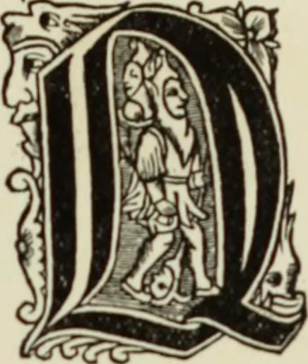 An illustration from Early woodcut initials : containing over thirteen hundred reproductions of ornamental letters of the fifteenth and sixteenth centuries, 1908, leaf 262