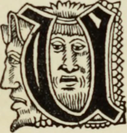 An illustration from Early woodcut initials : containing over thirteen hundred reproductions of ornamental letters of the fifteenth and sixteenth centuries, 1908, leaf 262
