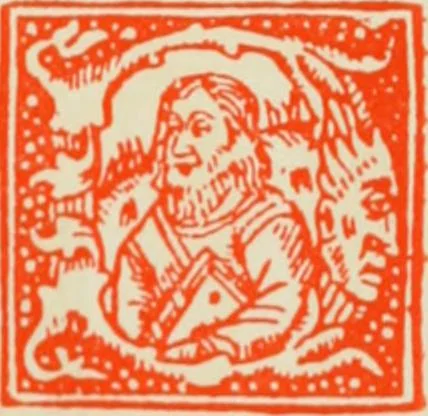 An illustration from Early woodcut initials : containing over thirteen hundred reproductions of ornamental letters of the fifteenth and sixteenth centuries, 1908, leaf 266