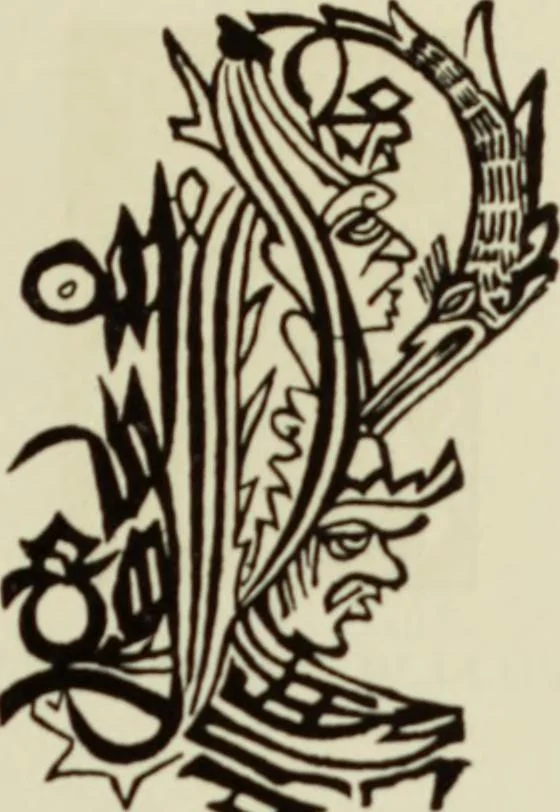 An illustration from Early woodcut initials : containing over thirteen hundred reproductions of ornamental letters of the fifteenth and sixteenth centuries, 1908, leaf 268