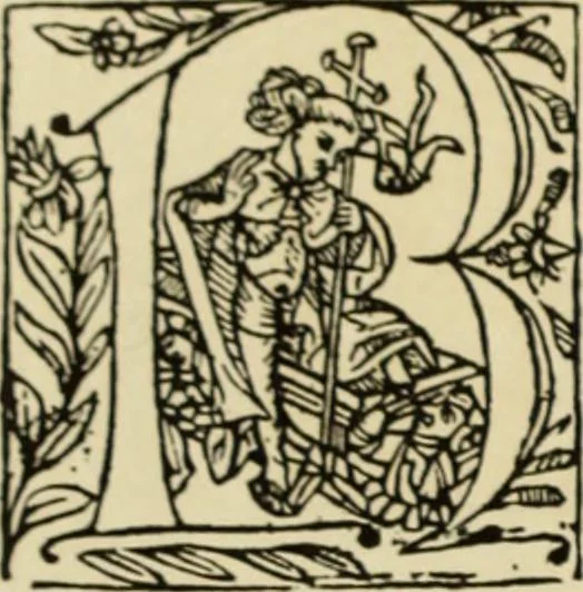 An illustration from Early woodcut initials : containing over thirteen hundred reproductions of ornamental letters of the fifteenth and sixteenth centuries, 1908, leaf 271