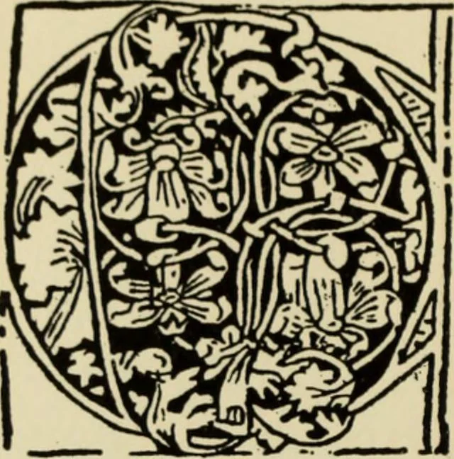 An illustration from Early woodcut initials : containing over thirteen hundred reproductions of ornamental letters of the fifteenth and sixteenth centuries, 1908, leaf 271