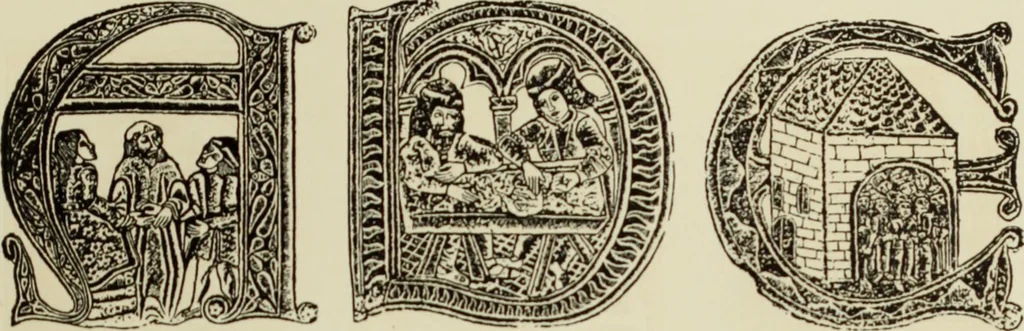 An illustration from Early woodcut initials : containing over thirteen hundred reproductions of ornamental letters of the fifteenth and sixteenth centuries, 1908, leaf 274
