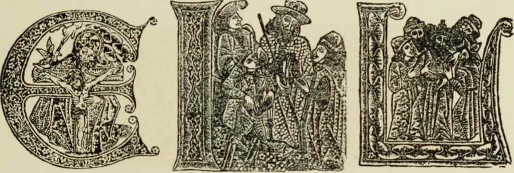 An illustration from Early woodcut initials : containing over thirteen hundred reproductions of ornamental letters of the fifteenth and sixteenth centuries, 1908, leaf 274
