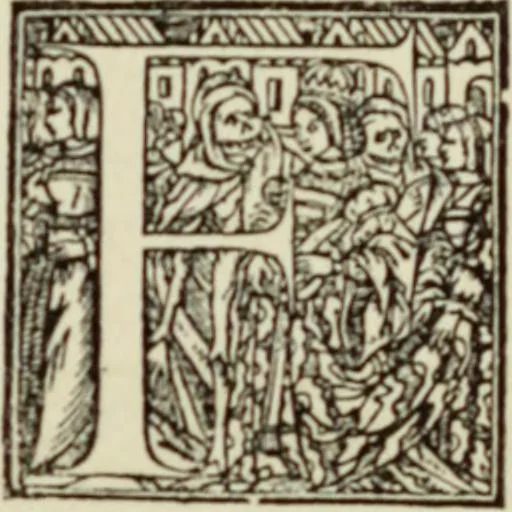 An illustration from Early woodcut initials : containing over thirteen hundred reproductions of ornamental letters of the fifteenth and sixteenth centuries, 1908, leaf 276