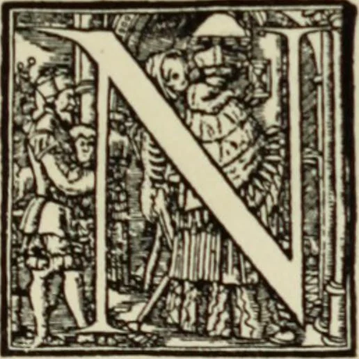 An illustration from Early woodcut initials : containing over thirteen hundred reproductions of ornamental letters of the fifteenth and sixteenth centuries, 1908, leaf 276