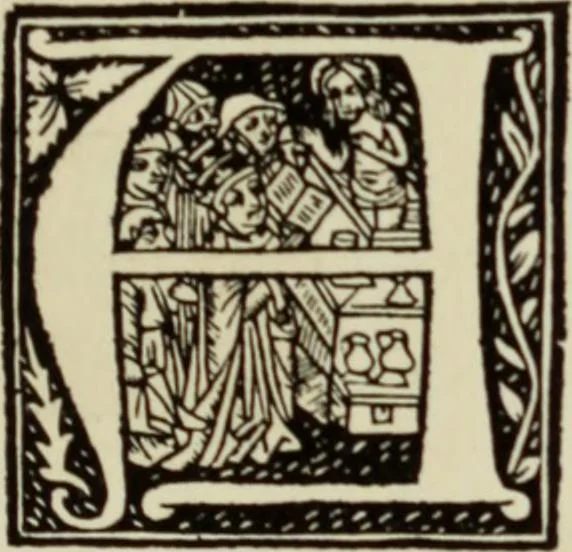 An illustration from Early woodcut initials : containing over thirteen hundred reproductions of ornamental letters of the fifteenth and sixteenth centuries, 1908, leaf 278
