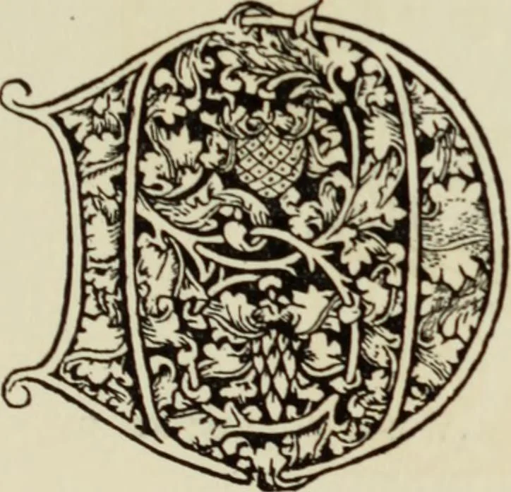 An illustration from Early woodcut initials : containing over thirteen hundred reproductions of ornamental letters of the fifteenth and sixteenth centuries, 1908, leaf 280