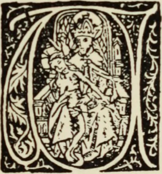 An illustration from Early woodcut initials : containing over thirteen hundred reproductions of ornamental letters of the fifteenth and sixteenth centuries, 1908, leaf 280