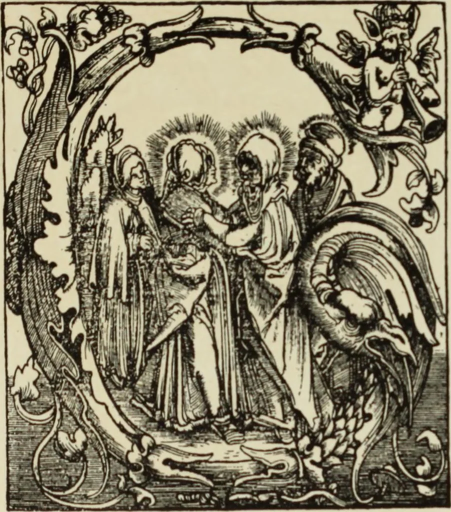 An illustration from Early woodcut initials : containing over thirteen hundred reproductions of ornamental letters of the fifteenth and sixteenth centuries, 1908, leaf 284