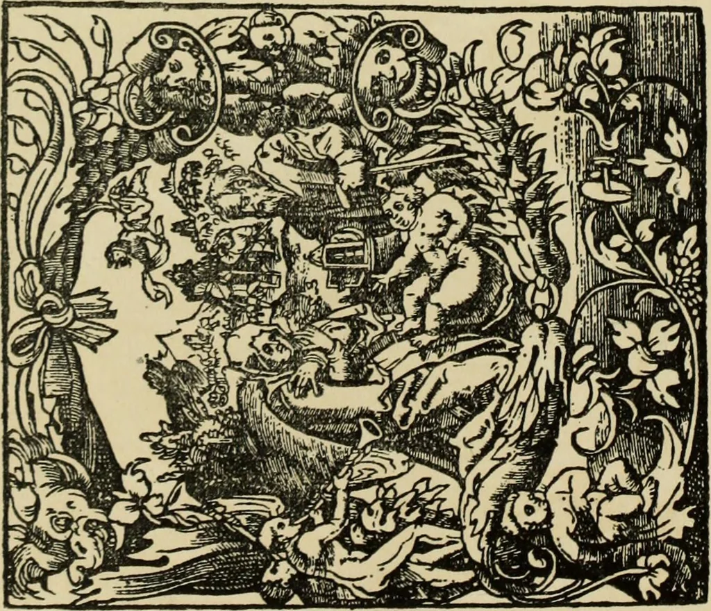An illustration from Early woodcut initials : containing over thirteen hundred reproductions of ornamental letters of the fifteenth and sixteenth centuries, 1908, leaf 285