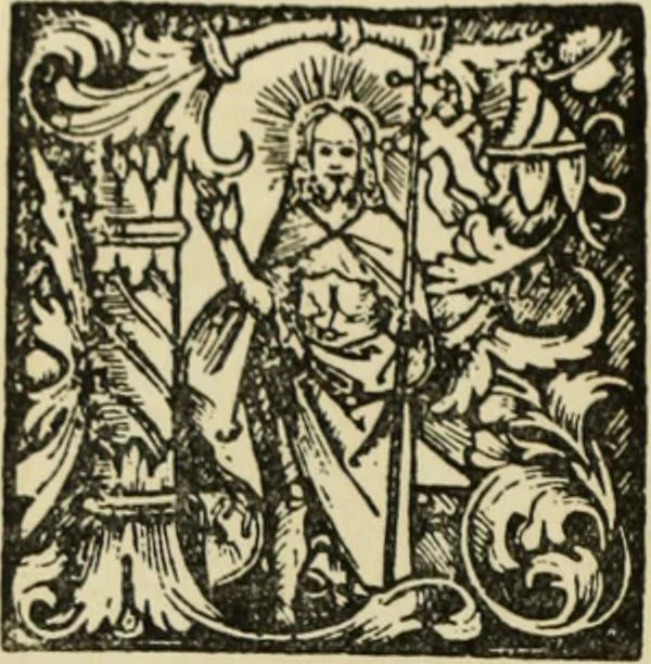 An illustration from Early woodcut initials : containing over thirteen hundred reproductions of ornamental letters of the fifteenth and sixteenth centuries, 1908, leaf 289