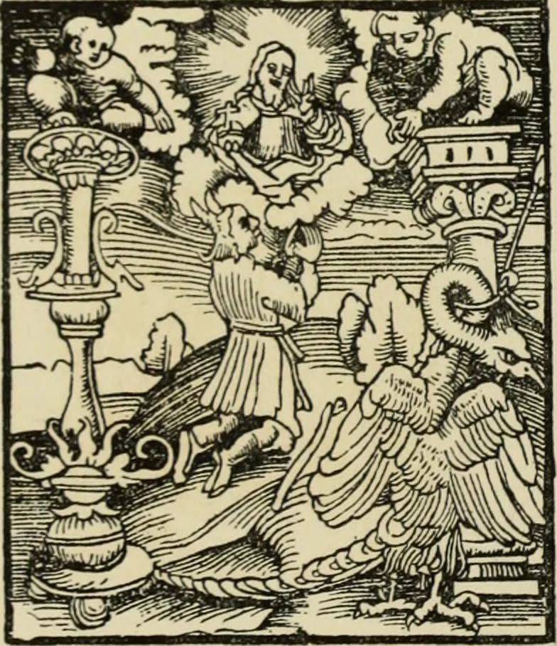 An illustration from Early woodcut initials : containing over thirteen hundred reproductions of ornamental letters of the fifteenth and sixteenth centuries, 1908, leaf 289