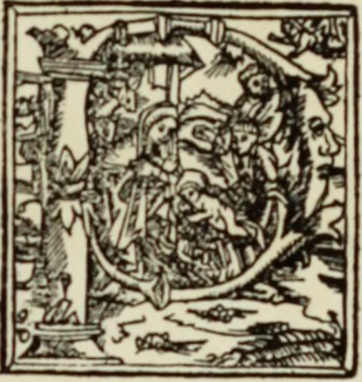 An illustration from Early woodcut initials : containing over thirteen hundred reproductions of ornamental letters of the fifteenth and sixteenth centuries, 1908, leaf 290
