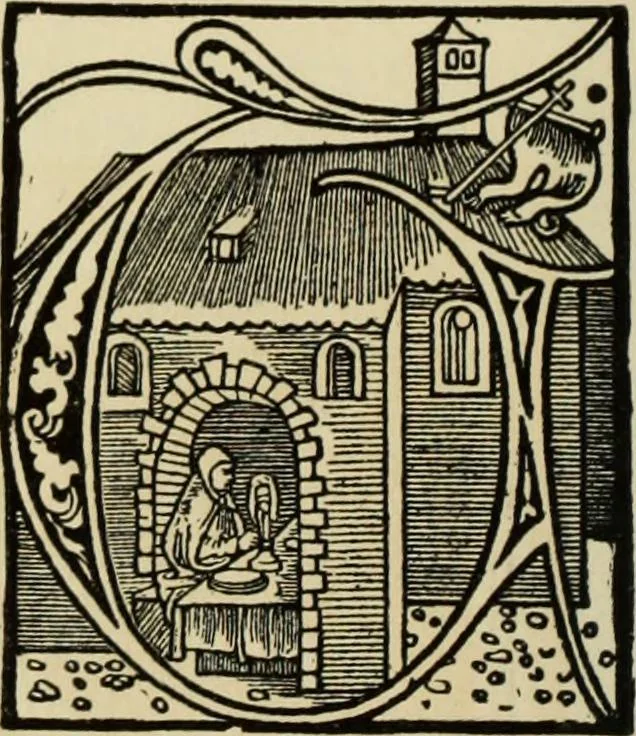 An illustration from Early woodcut initials : containing over thirteen hundred reproductions of ornamental letters of the fifteenth and sixteenth centuries, 1908, leaf 291