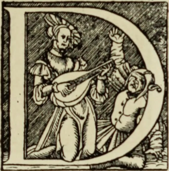 An illustration from Early woodcut initials : containing over thirteen hundred reproductions of ornamental letters of the fifteenth and sixteenth centuries, 1908, leaf 292